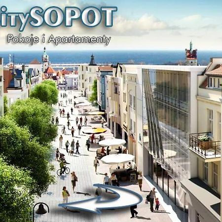 City Sopot Pokoje I Apartamenty Na Deptaku Buitenkant foto